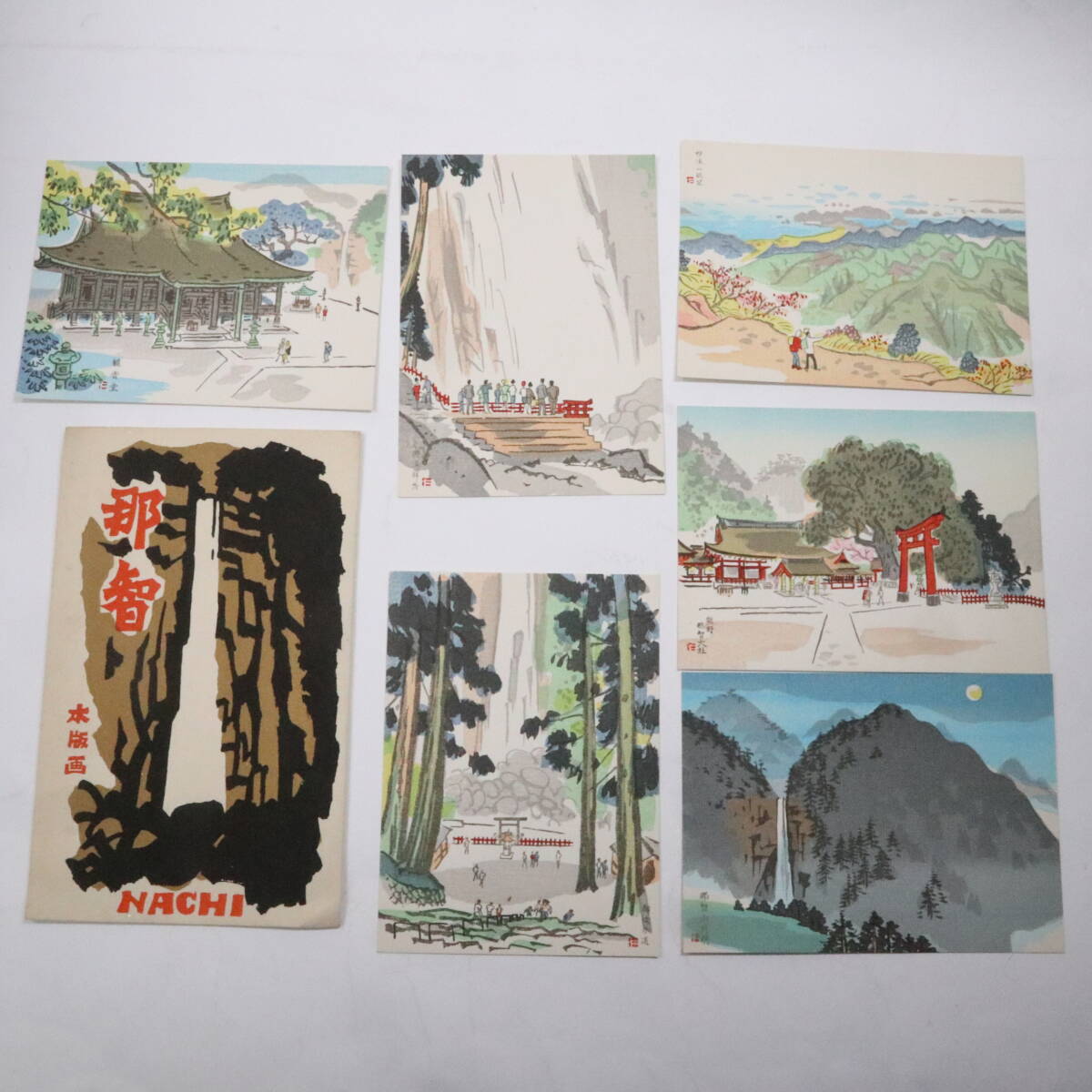 伊藤仁三郎 手摺り木版画 紫陽花 あじさい 木版画 内田版 (I-271)