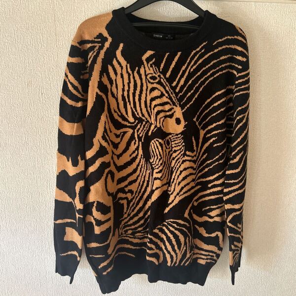 SHEIN シーン ニット セーター トップス L