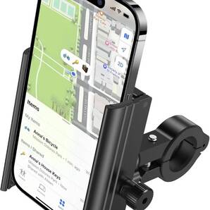 Ubike GPS トラッカー自転車携帯電話ホルダー、隠し型自転車携帯電話ホルダー、Apple Find My(iOS専用)対応、紛失モード、月額料金なし