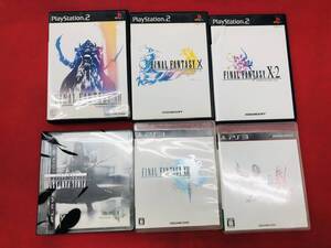 ファイナルファンタジー Ⅹ Ⅹ-2 ⅩⅢ -2 10 12 13 ファイナルファンタジー Ⅶ 7 アドベントチルドレン コンプリート 即購入! 6本