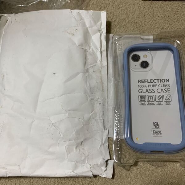 610t2921☆ 【Amazon.co.jp 限定】iFace Reflection iPhone 15 ケース クリア 強化ガラス (ペールブルー)