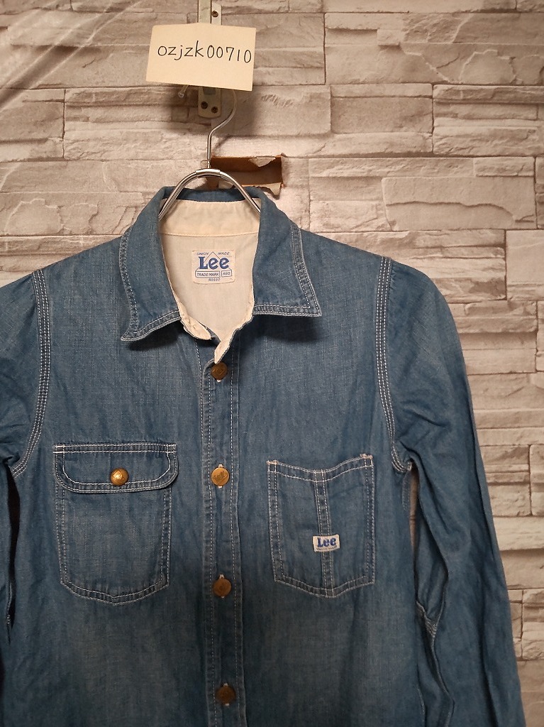 LEE ロッソコラボ デニム シャツワンピース 長袖 89583 M