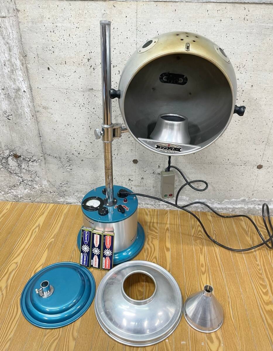 中古 黒田製作所 コウケントー 光線治療器 第83号 カーボン棒多数オマケあり - ボディ