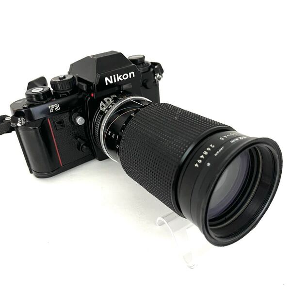 Nikon F3 LENS Zoom-NIKKOR 35〜135mm 1:3.5〜4.5 フィルムカメラ レンズフィルター ストラップ レンズキャップ 美品
