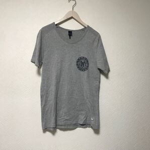本物ノンネイティブnonnativeコットンプリント半袖Tシャツメンズサーフアメカジミリタリーゴルフドレス1Sグレー日本製