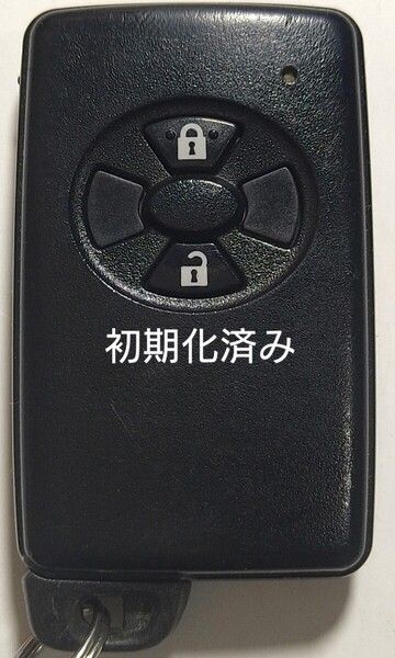 初期化済トヨタ純正スマートキー 2ボタンヴィッツ オーリス ルミオン 基盤番号271451-5841新品電池サービス⑮