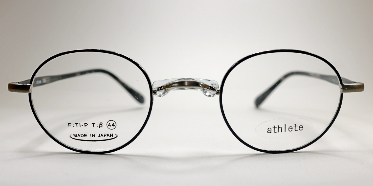 《一山眼鏡ライブラリー》 ⑩athlete-308 44□24-145 C-5 日本製βチタン 長く販売します。