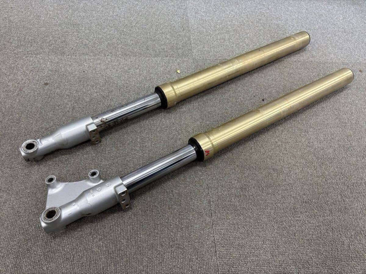 KSR110 純正フロントフォーク 倒立フォーク 三又 ステム付き KSR110 純正フロントフォーク 倒立フォーク 三又 ステム付き
