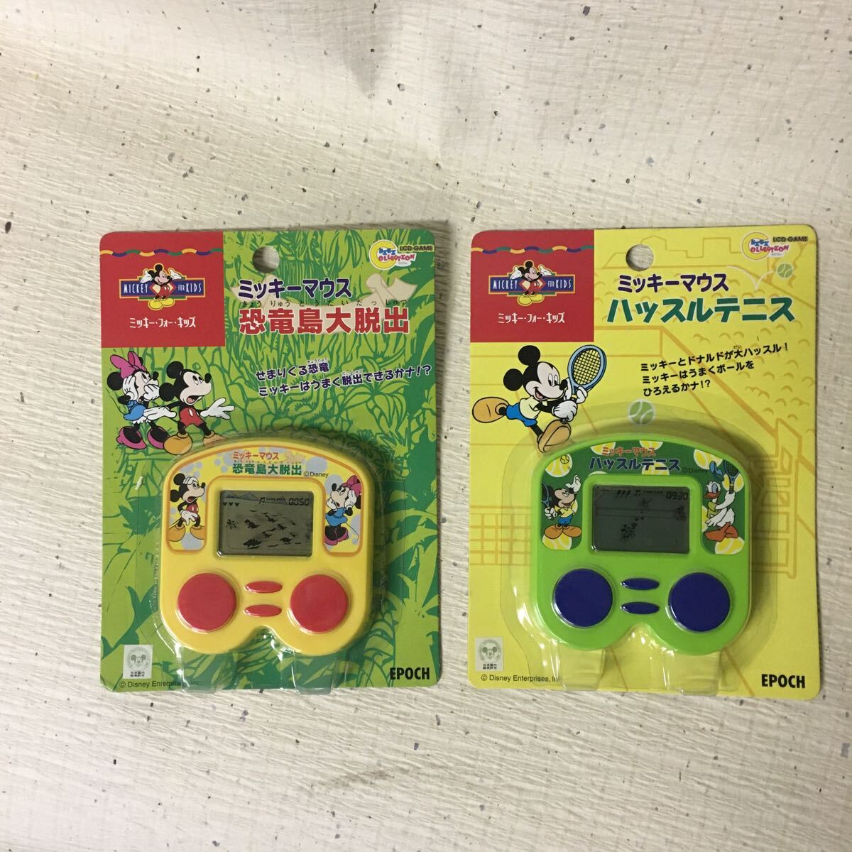 Yahoo!オークション -「エポック ディズニー ミッキー」(携帯型
