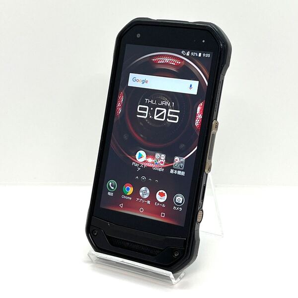 液晶美品 TORQUE G03 KYV41 ブラック au SIMロック解除済 判定◯ 防水 アウトドア キャンプ ツーリング スマホ本体 送料無料 Y2MR