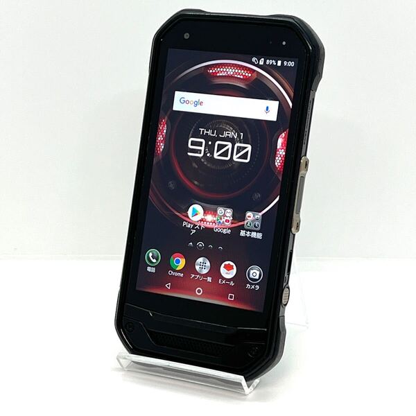 液晶美品 TORQUE G03 KYV41 ブラック au SIMロック解除済 判定◯ 防水 アウトドア キャンプ ツーリング スマホ本体 送料無料 Y10MR