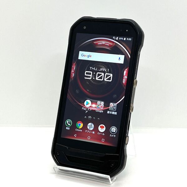 液晶美品 TORQUE G03 KYV41 ブラック au SIMロック解除済 判定◯ 防水 アウトドア キャンプ ツーリング スマホ本体 送料無料 Y13MR