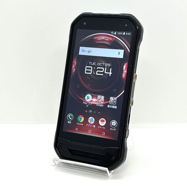 液晶美品 TORQUE G03 KYV41 ブラック au SIMロック解除済 判定◯ 防水 アウトドア キャンプ ツーリング スマホ本体 送料無料 Y4MR