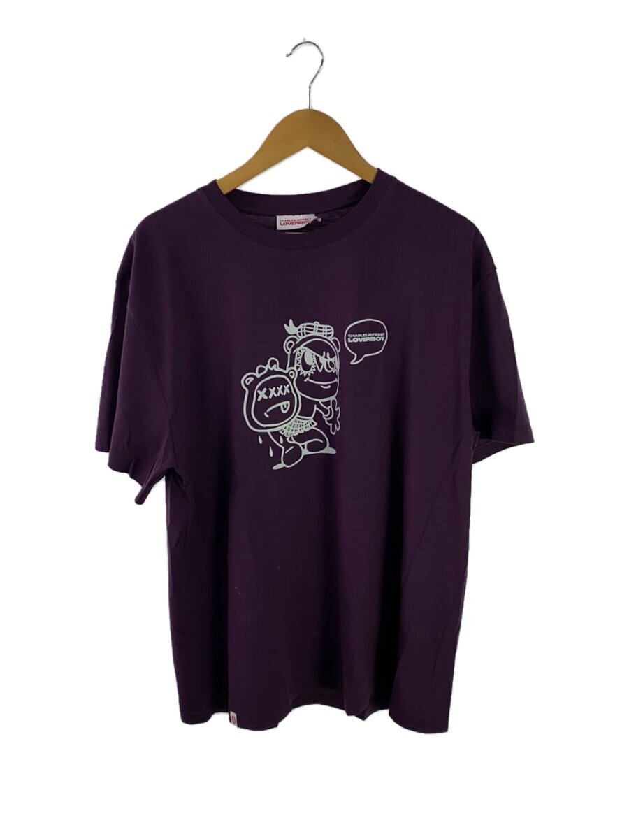 関税送料込み■CHARLES JEFFREY LOVERBOY■90s Tシャツ CHARLES JEFFREY LOVERBOY◇90s short sleeve tee/Tシャツ/M