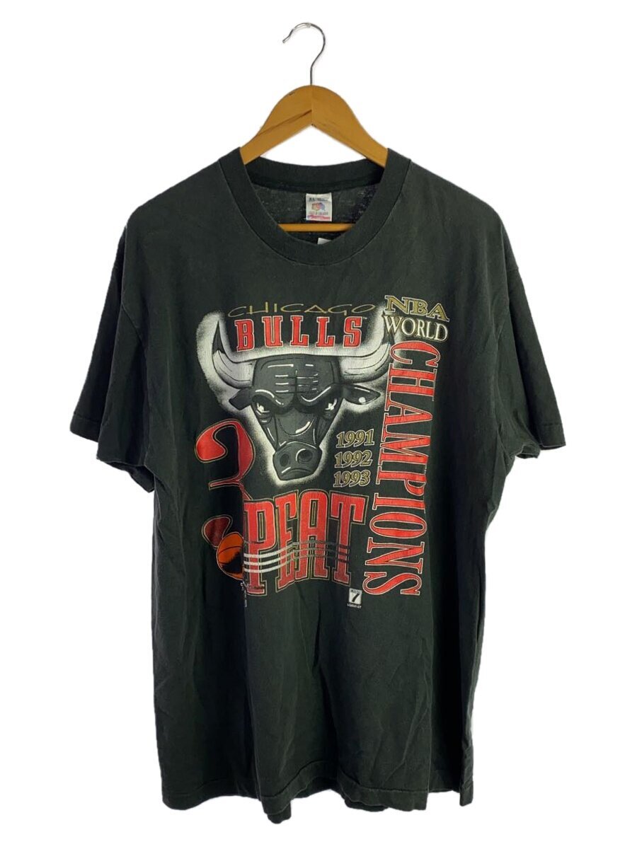 FRUIT OF THE LOOM◆Tシャツ/XL/コットン/BLK/無地