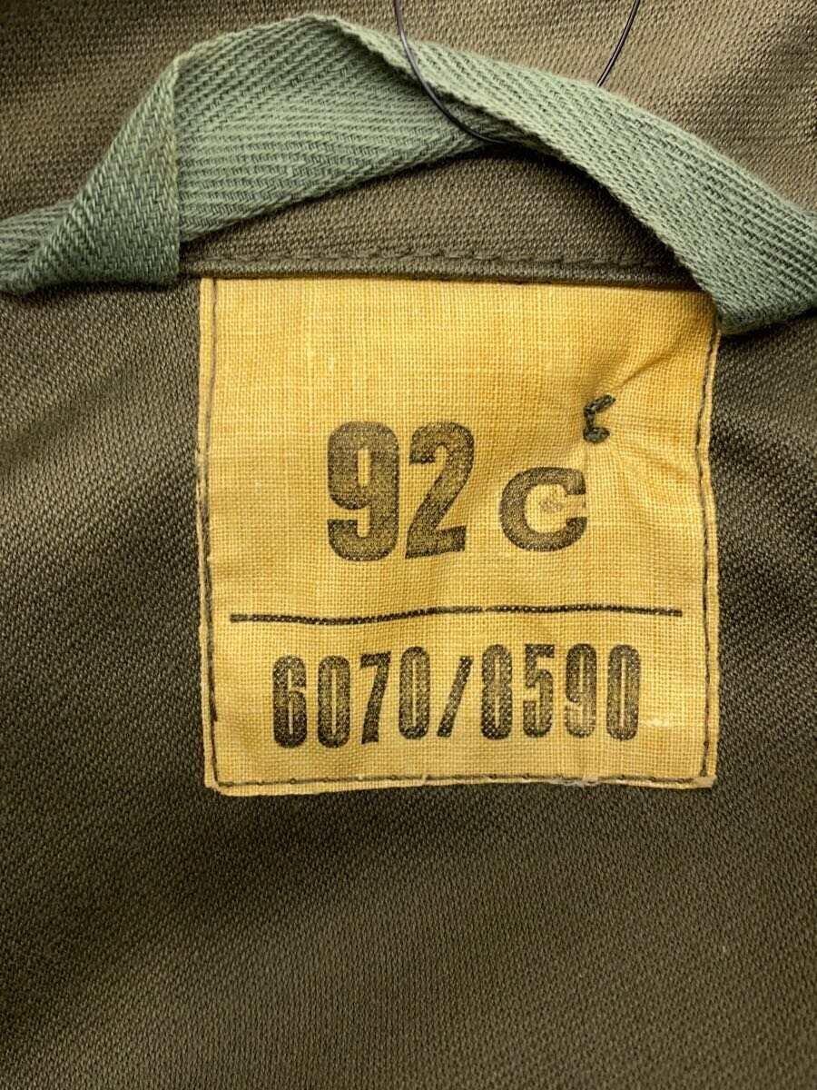 FRENCH MILITARY◆80s/M64/ミリタリージャケット/92c/6070/8590/無地/KHK FRENCH MILITARY◆80s/M64/ミリタリージャケット/92c/6070/8590/無地/KHK