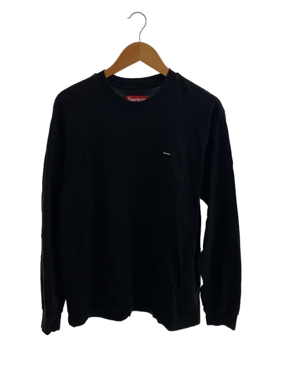 Supreme◆24ss/Small Box Logo L/S Tee/長袖Tシャツ/S/コットン/BLK