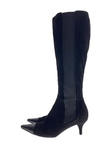 CHANEL* сапоги /34/BLK/ замша
