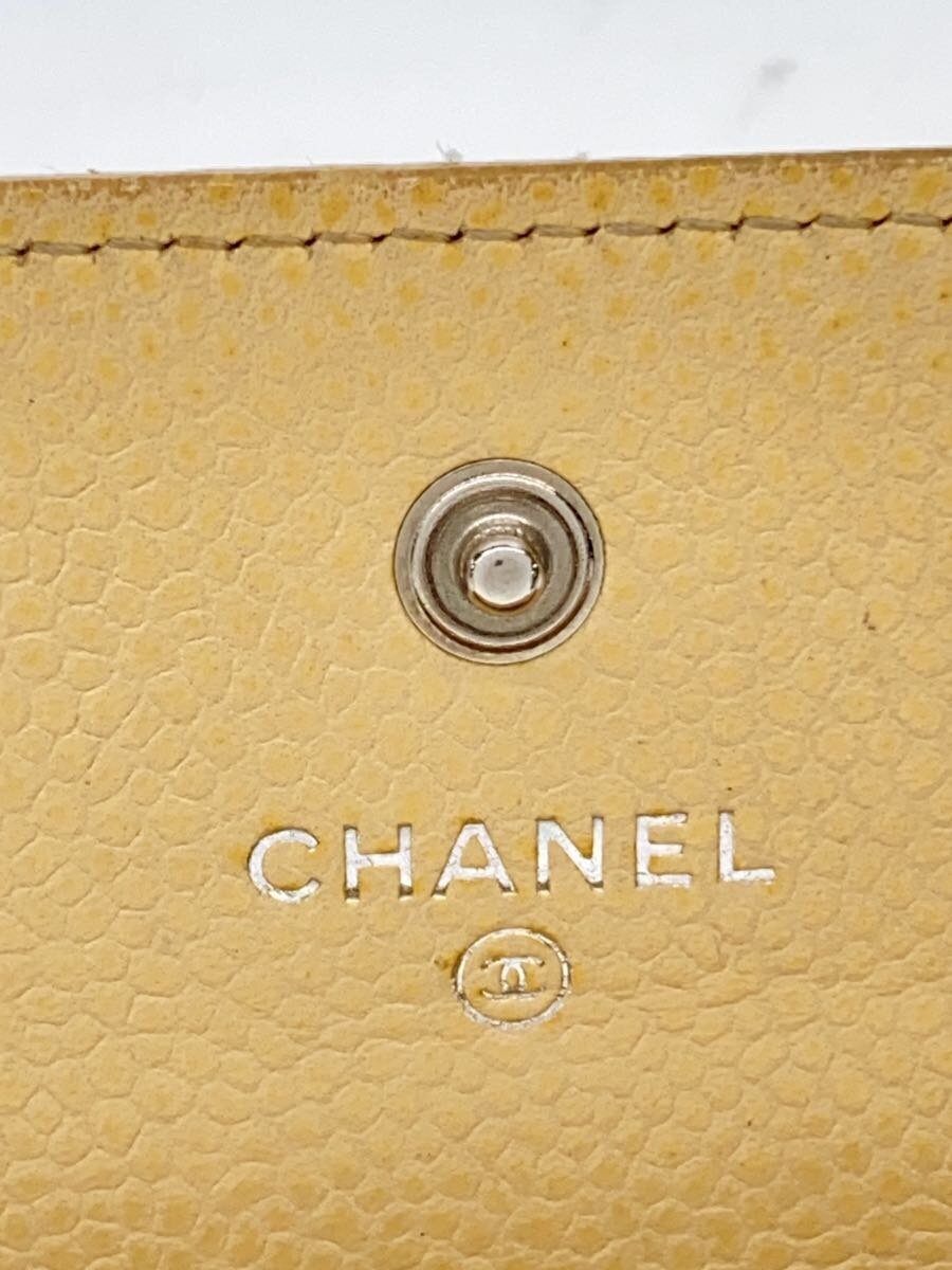 CHANEL◆長財布/レザー/IVO/無地/レディース CHANEL◆長財布/レザー/IVO/無地/レディース