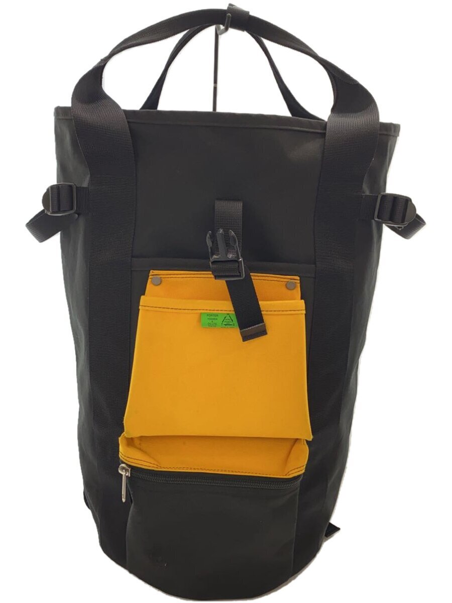 PORTER◆UNION/RUCKSACK/吉田カバン/2WAY/バックパック/リュック/ブラック/