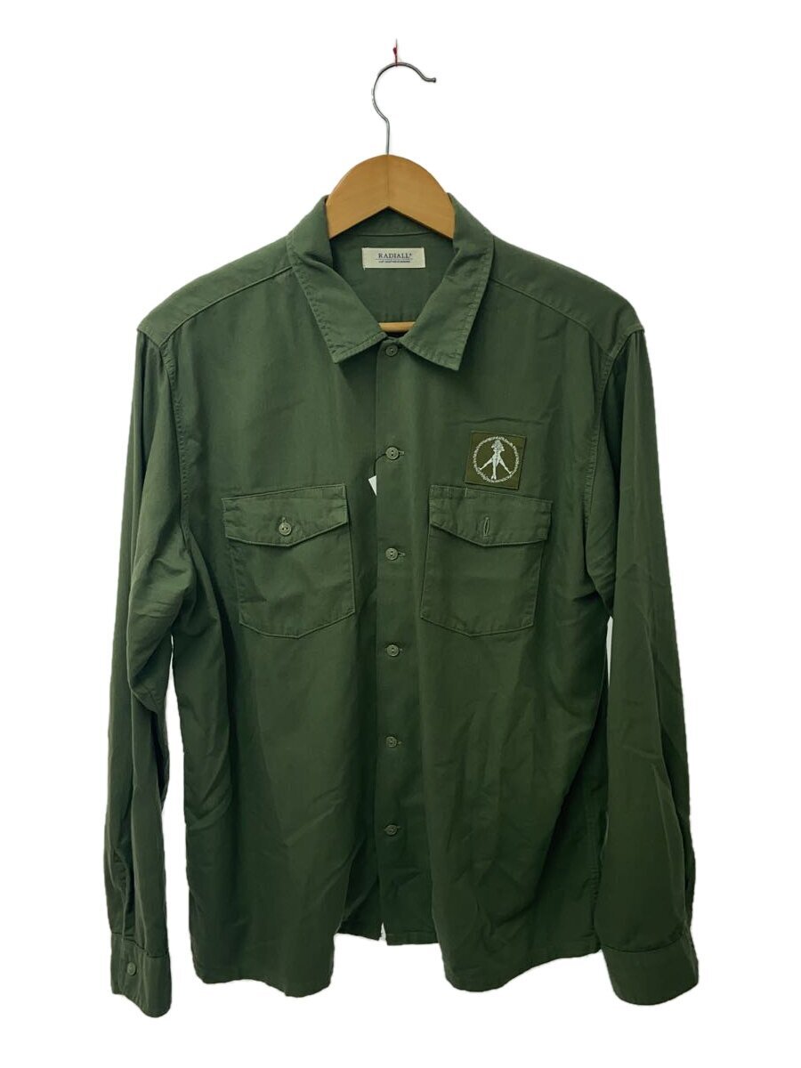 RADIALL◆WET DREAM-REGULAR COLLARED SHIRT LS/M/KHK/RAD-18SS-SH016