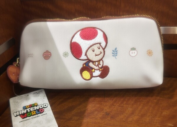 USJ スーパー ニンテンドー ワールド マリオ キノピオ ペンケース