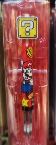 USJ スーパー ニンテンドー ワールド マリオ ゲルインクボールペン 5色 マリオ