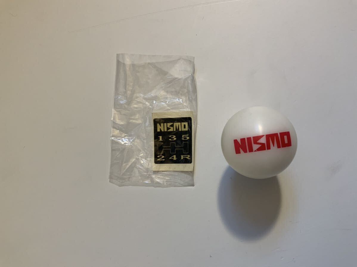 NISMO ニスモ 革シフトノブ レア 当時物 絶版旧ロゴタイプ 日産 旧車