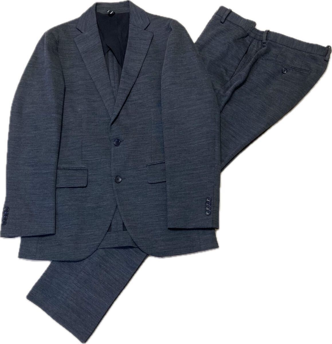 A6新品未使用！秋冬ウォッシャブル！着心地抜群ストレッチ！グレーガンクラブスーツ A6新品未使用！秋冬ウォッシャブル！着心地抜群ストレッチ