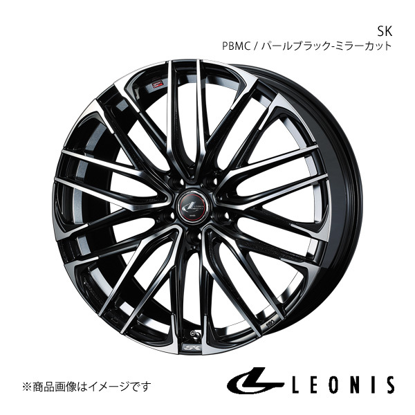 LEONIS/SK エスクード YD21S/YE21S アルミホイール1本 【17×7.0J 5-114.3 INSET47 PBMC(パールブラック ミラーカット)】0038320