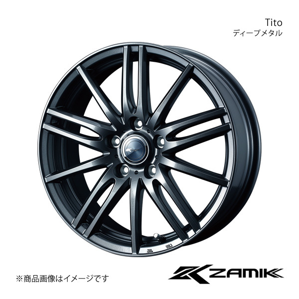 Zamik/Tito エルグランド E51 4WD アルミホイール1本 【16×6.5J 5-114.3 INSET40 ディープメタル】0037591