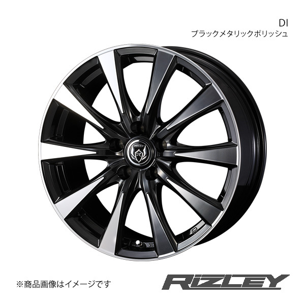 RiZLEY/DI クラウン 210系 FR アルミホイール1本【17×7.0J 5-114.3 INSET40 ブラックポリッシュ】 0040506