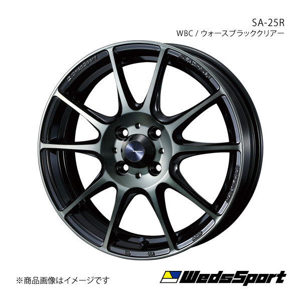 WedsSport/SA-25R ルークス ML21S アルミホイール1本【16×5.0J 4-100 INSET45 WBC】 0073689