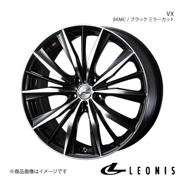 LEONIS/VX セレナ C25 アルミホイール1本【18×7.0J 5-114.3 INSET47 BKMC】 0033274