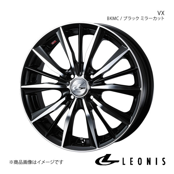 LEONIS/VX NV100クリッパーリオ DR17W アルミホイール1本【14×4.5J 4-100 INSET45 BKMC】 0033230