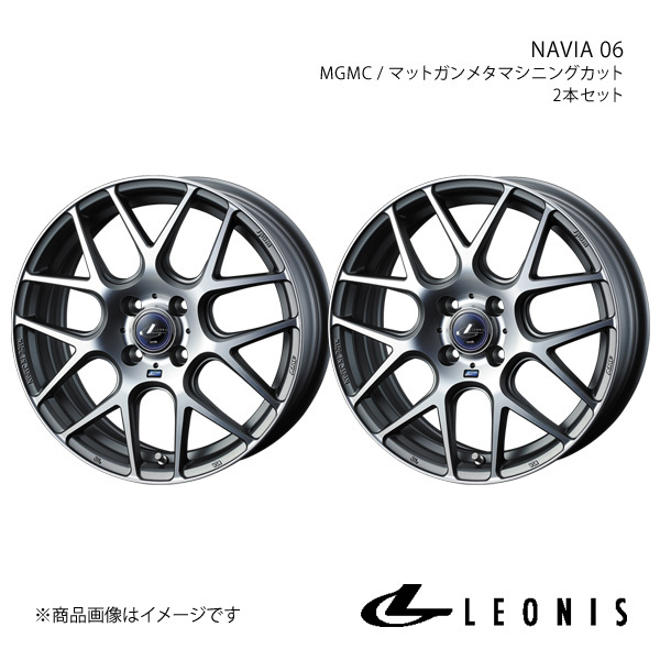 LEONIS/NAVIA 06 スイフト ZC#1S/ZD#1S アルミホイール2本セット【16×6.0J 4-100 INSET45 MGMC】0037604×2