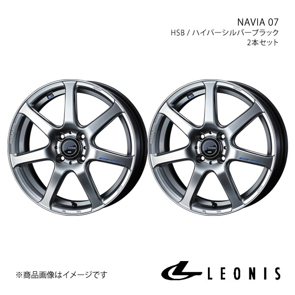 LEONIS/NAVIA 07 ワゴンR MH34S/MH44S アルミホイール2本セット【16×5.0J 4-100 INSET45 HSB】0039557×2