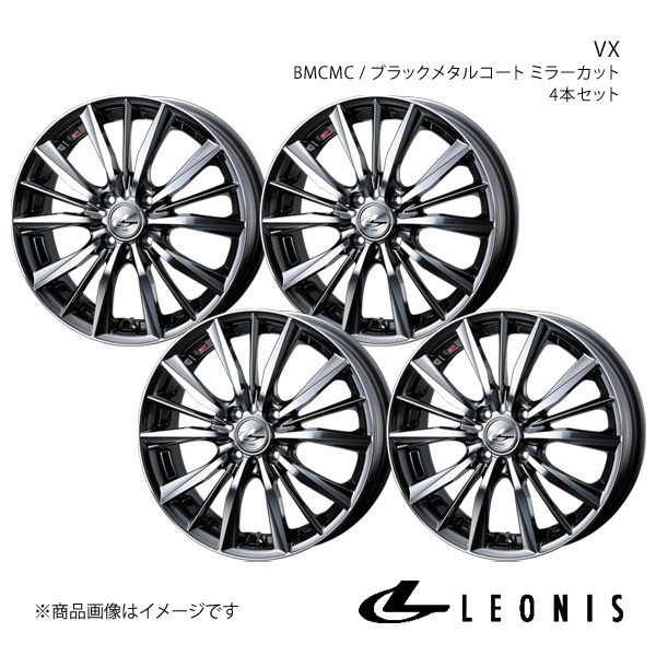 LEONIS/VX カローラアクシオ 160系 14インチ車 アルミホイール4本セット【16×6.0J 4-100 INSET45 BMCMC】0033249
