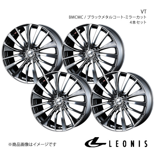 LEONIS/VT デュアリス J10 アルミホイール4本セット【18×7.0J 5-114.3 INSET47 BMCMC】0036362
