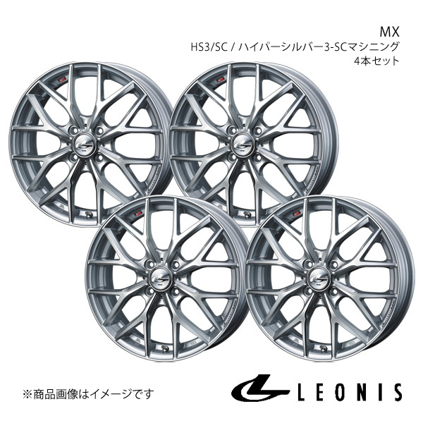 LEONIS/MX スイフト ZC72S/ZD72S アルミホイール4本セット【17×6.5J 4-100 INSET42 HS3/SC】0037410