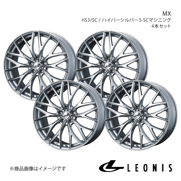 LEONIS/MX RAV4 50系 アルミホイール4本セット【19×8.0J 5-114.3 INSET43 HS3/SC】0037446