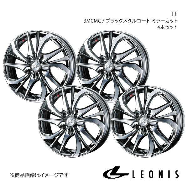 LEONIS/TE ムーヴ L170系 アルミホイール4本セット【16×5.0J 4-100 INSET45 BMCMC】0038747