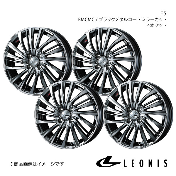 LEONIS/FS N-ONE JG1/JG2 アルミホイール4本セット【16×5.0J 4-100 INSET45 BMCMC】0039963×4