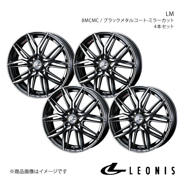 LEONIS/LM アトレーワゴン S320系 アルミホイール4本セット【16×5.0J 4-100 INSET45 BMCMC】0040787×4