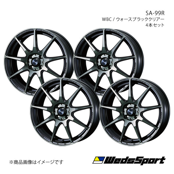 WedsSport/SA-99R アコード CU1/2 TYPE-S除く アルミホイール4本セット【18×7.5J 5-114.3 INSET45 WBC】0073909×4