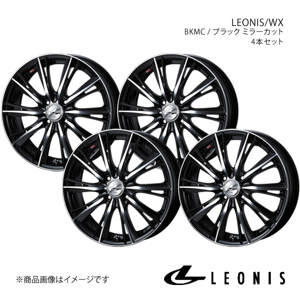 LEONIS/WX デイズ B4#W アルミホイール4本セット【16×5.0J 4-100 INSET45 BKMC】0033870×4