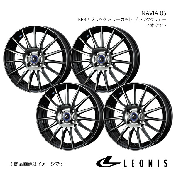 LEONIS/NAVIA 05 パッソ M700系 アルミホイール4本セット【16×6.0J 4-100 INSET45 BPB】0036257×4