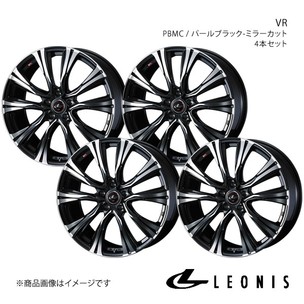 LEONIS/VR ランサーエボリューション10 CZ4A アルミホイール4本セット【19×8.0J 5-114.3 INSET35 PBMC】0041280×4