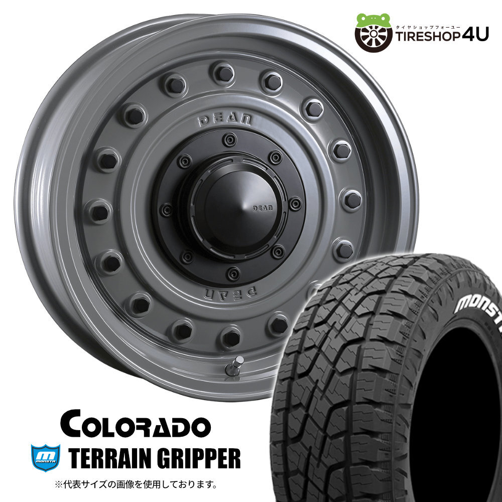 4本セット クリムソン ディーンコロラド COLORADO 16x5.5J 5/139.7 +20 SG MONSTA モンスタ テレーングリッパー A/T 215/70R16 WL ジムニー