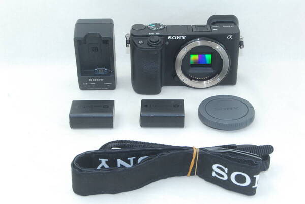★良品★SONY ソニー α6400 ILCE-6400 ボディ ブラック 大人気ミラーレス♪